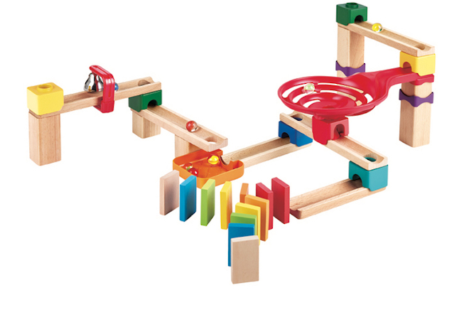 Hape Crazy Rollers Stack Track Marble Run image 0